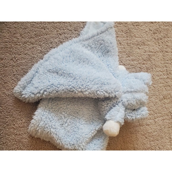 Blankets and Beyond Baby Elephant Lovey Lovie Snuggle Cuddle Blanket - Picture 3 of 5